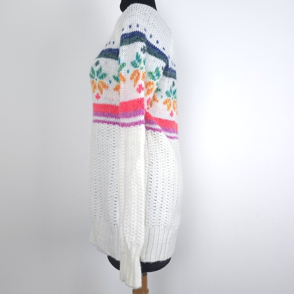 American Eagle Outfitters Ivory wool mohair blend sweater - Picture 2 of 11